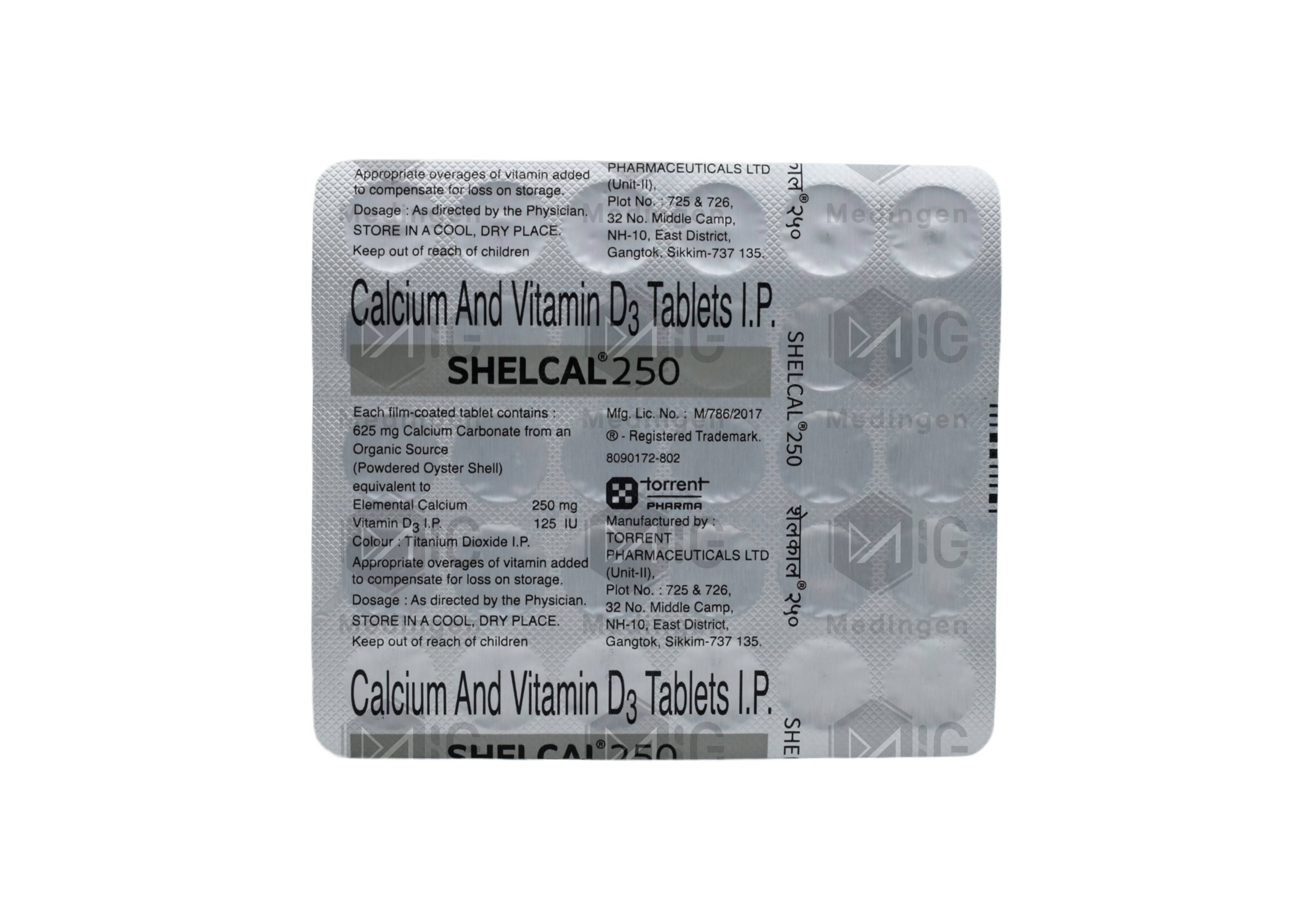 SHELCAL 250MG